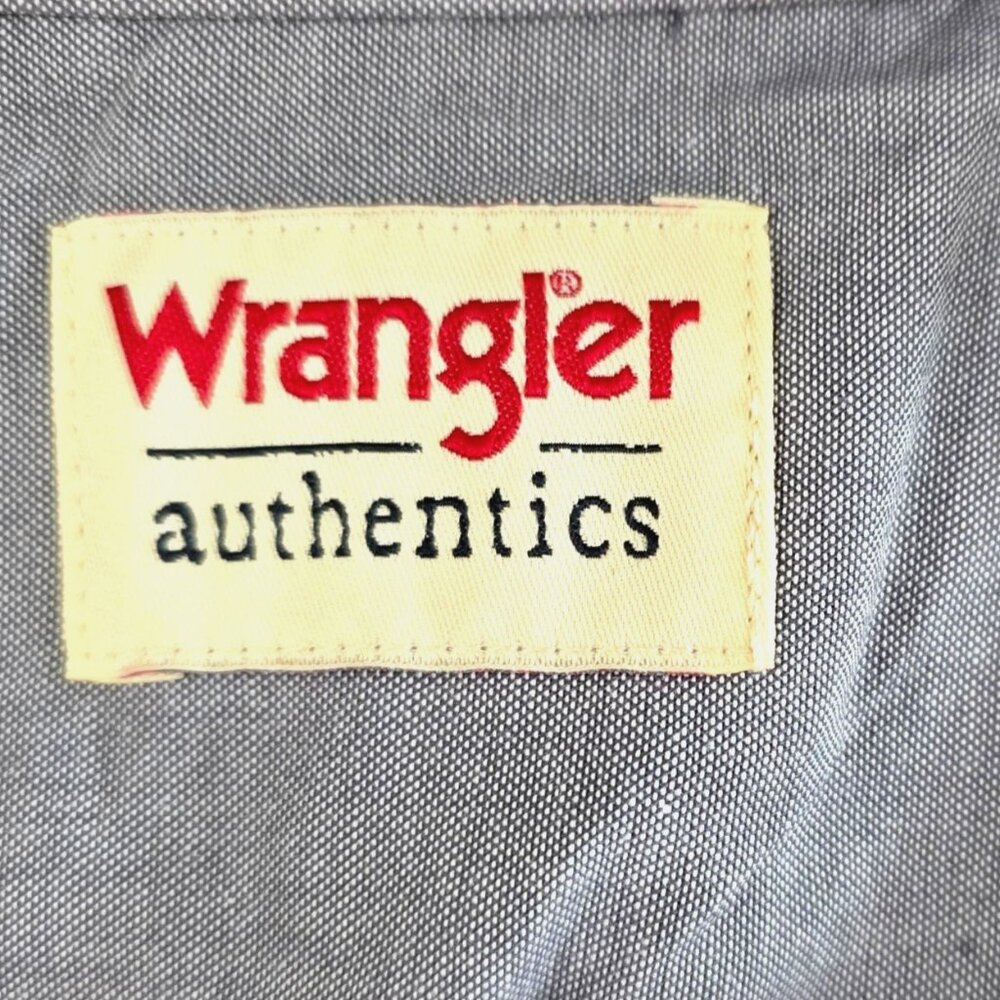 Wrangler Red Black Plaid Flannel Cotton Long Sleeve Button Up Shirt Mens 2XT NWT - Picture 6 of 10